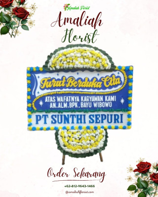 Papan Bunga Duka di Panawangan